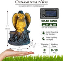Spring & Summer-Themed Garden Statues – Adorable Outdoor Decor for Lawn, Patio & Porch (Guardian Angel Reading Book Garden Statue, 10" Solar Powered Angelic Outdoor Figurine) by GreenHaven Gardens