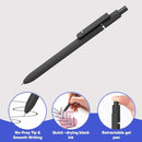 6Pcs Gel Pens, 0.5MM Black Gel Ink Pen Fine Point Smooth Writing Pens, College Essentials Pens, Father's Day Birthday Gifts for Men (6PCS Black Gray White) by TinyTreasures Baby Boutique