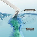 Disposable Toilet Brush with Replaceable Heads, Wall-Mounted Holder, Hygienic Bathroom Cleaning Tool (Dark Grey Toilet Brush + 36 Refills) by CozyNest Decor