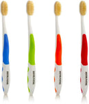 MOUTHWATCHERS Dr Plotkas Soft Bristle Flossing Toothbrush Manual Soft Toothbrush for Adults, Ultra Clean, Good for Sensitive Teeth and Gums, Variety 4 Pack, Colors May Vary by CozyNest Decor