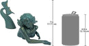 Design Toscano Meara the Mermaid Swimmer Indoor/Outdoor Garden Statue for Patio, Pool or Lawn, 16 Inches Wide, 7 Inches Deep, 7 Inches High, Handcast Polyresin, Green Verdigris Finish by GreenHaven Gardens