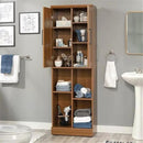 Sauder HomePlus Multi-Room Storage Cabinet with Adjustable Shelves and Door Positioning, Kitchen Laundry Bathroom Pantry Storage Cabinet, in Sienna Oak Finish by CozyNest Decor