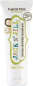 Jack N' Jill Natural Toothpaste for Baby and Infants - Fluoride Free Training Toothpaste, 40% Xylitol, BPA-Free - Flavor Free, 1.76 oz (Pack of 1) by CozyNest Decor