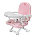 Baby Booster Seat for Dining Table with Removable Tray & Cushion, 3in1 Portable Toddler Booster Seat, 4 Height Adjustable Travel High Chair for Babies and Toddlers by TinyTreasures Baby Boutique