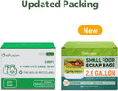 Compostable Trash Bags, Small 2.6 Gallon, 270 Count, 0.72 Mils Thick, Eco Friendly, ASTM D6400 & BPI Certified, Composts Food Scraps, No Leaks by GreenHaven Gardens