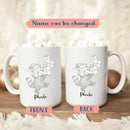 Personalized Name Red Panda Lover Accent Coffee Mug, Awesome Red Panda Ceramic Coffee Cup Gift, Customized Animal Travel Mug Gift For Dad Mom Kids Birthday Thanksgiving, Cute Animal White Cup 11 15Oz by TinyTreasures Baby Boutique
