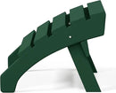 WestinTrends Dylan Outdoor Patio HDPE Adirondack Ottoman Footrest, Dark Green by CozyNest Decor
