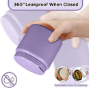 26oz Kids Thermos for Hot Food, Insulated Vacuum Food Jar with Buckle Lid, Stainless Steel Wide Mouth Leak Proof Insulated Lunch Container for School Picnic Travel, Purple by TinyTreasures Baby Boutique