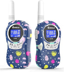 Qniglo Walkie Talkies for Kids - Rechargeable Kids Walkie Talkies with Clear Sound, Long Range - Perfect Birthday for 3-8 Year Old Boys Girls - Outdoor Adventures, Camping, Hiking by TinyTreasures Baby Boutique