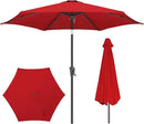 9ft Outdoor Patio Umbrella - Table Umbrella Waterprool UV Protection, Sombrillas de Patio with Push Button Tilt&Crank, Sun Umbrella for Pool, Porch, Garden, Deck, Backyard(Red) by GreenHaven Gardens