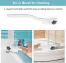 8 Pcs Dish Brush Bottle Bathroom Scrub Brushes Kitchen Cleaning Brush Right Angle Kitchen Brush Sink Household Pot Pan Edge Corners Tile Lines Brush with Stiff Bristles by CozyNest Decor