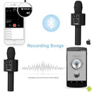 BONAOK Wireless Bluetooth Karaoke Microphone,3-in-1 Portable Handheld Karaoke Mic Speaker Machine Home Party Birthday for All Smartphones Q37 (Black) by TinyTreasures Baby Boutique