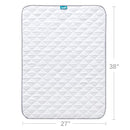Waterproof Crib Mattress Protector 27" x 38", Non-Slip & Sturdy Mattress Pad Mat, 4 Layers Incontinence Bed Pad for Children Adults, Pets Training Pee Pad, White by TinyTreasures Baby Boutique