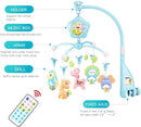 Baby Mobile for Crib with Musicial and Lights, Remote, lamp, Projector for Pack and Play, for Ages 0+ Months (Blue-Forest) by TinyTreasures Baby Boutique
