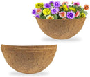 Coconut Liners for Wire Hanging Baskets - 4 Pack by EnvelorHome