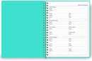 Undated Daily Planner - Undated Planner with Hourly Schedules, Action Items and Follow-up, A4 Daily Organizer Notebook to Increase Productivity, Appointment Book for Time Management, 8.5 × 11 Inch by TinyTreasures Baby Boutique