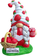 Spring & Summer-Themed Garden Statues – Adorable Outdoor Decor for Lawn, Patio & Porch (Charming Homestead Strawberry Gnome Garden Statue, 9.5" Farmhouse Style Unique Fruit Home Decor) by GreenHaven Gardens