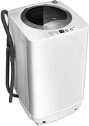 Giantex Portable Washing Machine, Full Automatic Washer and Dryer Combo, with Built-in Pump Drain 8 LBS Capacity Compact Laundry Washer Spin Dryer for Apartment RV Dorm by CozyNest Decor