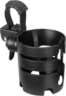 Accmor Stroller Cup Holder with Adjustable Strap, 360 Degree Rotatable Universal Cup Holder for Uppababy, Nuna, Doona Stroller, Drinks Holder for Wheelchair, Walker, Rollator by TinyTreasures Baby Boutique