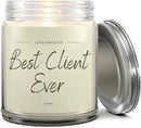 1OAK Vanilla Scented Candles - Appreciation Gifts for Clients - Client Candle - Thank You Client Gifts for Corporate Women, Men, Hairdresser, Lawyer, Realtor, Real Estate Agent, Paralegal, Attorneys by CozyNest Decor