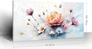 amatop Oversized Wall Art for Living Room Elegant Pink White Blue Floral Art Print Large Abstract Nature Botanical Picture Contemporary Garden Bloom Canvas Decoration Bedroom Office Hallway 58x29 inch by CozyNest Decor