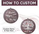 Sympathy Wind Chimes Life Tree, 36inch Personalized Memorial Wind Chimes, Cardinal Wind Chime for Loss of Loved Dad/Mom, Sympathy Gifts Memorial Gifts, Deep Tone Outdoor Decorations by CozyNest Decor