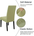 JQinHome Sage Green Chair Covers for Dining Room Set of 2, High Stretch Removable Washable Parsons Chair Slipcover for Home Party Hotel Wedding Ceremony (2PCS,Sage Green) by CozyNest Decor