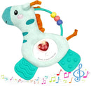 Baby Musical Activity Soft Toys with Sound & Light, Sensory Toys for Infant Developmental with Teether, Rattle and Textures, Soft Plush Toy for Newborn Gift 6 to 12 Months (Giraffe) by TinyTreasures Baby Boutique