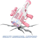 Automatic Gatling Bubble Gun,Big Size 7.5"x16.7",That Produces Thousands of Bubbles per Minute, Suitable for Children and Adults and Perfect for Summer Indoor and Outdoor Parties by TinyTreasures Baby Boutique