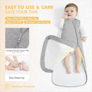 HAPIU Unisex Rayon Made from Bamboo Baby Sleep Sack TOG 1.0, 2-Way Zipper YKK, Wearable Blanket Baby by TinyTreasures Baby Boutique