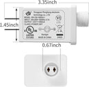 Replacement Yard Inflatable Adapter Power Supply Adaptor - 12V 1.0A 2Pcs - Inflatable Plug Replacement Class 2 Power Supply - White - for Christmas Tree Light/Thanksgiving Yard Blow Up Decorations by GreenHaven Gardens