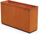 Corten Steel Planter Rectangle Outdoor Metal Garden Box Heavy Duty | Made in USA | Fully Assembled by GreenHaven Gardens