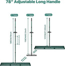 Lawn Leveling Rake 48x10'', Yard Leveling Rake with 78'' Back-Saving Adjustable Handle, Stainless Steel Lawn Leveler Tool with 17'' Tines Head for Garden, Backyard, Farm, Golf Course by GreenHaven Gardens