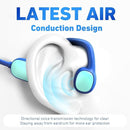 Kids Headphones, Bluetooth 5.2 Air Conduction Open Ear Headphones, 85dB Volume Limiting, Blue Pink by TinyTreasures Baby Boutique