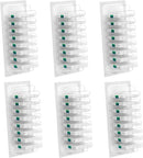 Disposable Toilet Brush with Replaceable Heads, Wall-Mounted Holder, Hygienic Bathroom Cleaning Tool (48 Box Refills) by CozyNest Decor