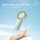 JISULIFE Portable Handheld Turbo Fan [16H Max Cooling Time], 4000mAh USB Rechargeable Personal Battery Operated Lash Small Pocket Fan with 5 Speeds for Travel/Outdoor/Vacation/Concerts - Green by TinyTreasures Baby Boutique