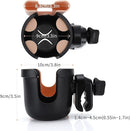 Accmor Stroller Cup Holder with Phone Holder, Bike Cup Holder, Universal Cup Holder for Uppababy Nuna Doona Strollers, 2-in-1 Cup Phone Holder for Stroller, Bike, Wheelchair, Walker, Scooter by TinyTreasures Baby Boutique
