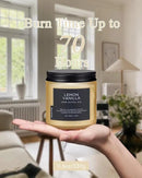 M&SENSE Candles Lemon Vanilla Scented, 11.6oz 70 Hour Long Lasting Candles for Home, 2 Wick Natural Soy Wax in Glass Jar, Stress Relief Gifts for Women and Men by CozyNest Decor