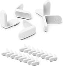 Ubbi Corner Protectors, Furniture Corner Guards for Baby and Toddlers, Baby Proof Covers, Baby Safety, White, 16 Piece Set by TinyTreasures Baby Boutique