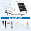 TINSUM Solar Flag Pole Lights Outdoor, Solar Powered Flagpole Lights Dimmable Lighting American Flag Coverage Bright LED Spotlight fit 2'' to 3'' Flagpoles Mount for Commercial,Garden,Boat,Fence,Barn by GreenHaven Gardens