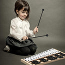 Giantex 27 Note Glockenspiel Xylophone, Percussion Instrument with Wood Base and 27 Metal Keys, Alto Full Size Glockenspiel Xylophone for Adults and Kids- Includes 2 Mallets and Carrying Bag by TinyTreasures Baby Boutique