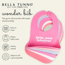 Bella Tunno Baby Bib for Eating, Waterproof Silicone Bib with Large Food Catcher, Adjustable Fit for Babies 4-12 months & Toddlers 1-3 Years, Boys & Girls, Meal Monster by TinyTreasures Baby Boutique