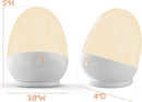 Touch Egg Night Light for Baby Nursery, Rechargeable Portable Kids Nightlight Lamp with 1-6H Feeding Timer, 3 Color Temperatures Dimmable, Ideal for New Moms of Toddlers by TinyTreasures Baby Boutique