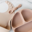 Simka Rose Silicone Baby Spoons Self Feeding 6 Months - First Stage Infant Spoons for Babies & Toddlers- Baby Led Weaning Spoons Set of 6- Easy on Gums Food Training Utensils Dishwasher Microwave Safe by TinyTreasures Baby Boutique