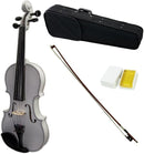 SKY Full Size VN202 Wood White Violin Beautiful Purfling with Brazilwood Bow and Lightweight Case by TinyTreasures Baby Boutique