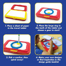 Spirograph Jr. — Jumbo Sized Gears Classic Retro Toy For Spiral Drawing Art Design Toy Kit for Smaller Hands — For Kids Ages 3 and Up by TinyTreasures Baby Boutique
