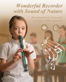 Eastar Soprano Recorder Instrument for Kids Students Beginners, German fingering C Key with Cleaning Kit, Storage Bag, Fingering Chart, ERS-1GG, Dark Green, School-Approved by TinyTreasures Baby Boutique