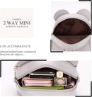 KL928 Girls Bowknot Polka Dot Cute Mini Backpack Small Daypacks Convertible Shoulder Bag Purse for Women by TinyTreasures Baby Boutique