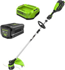 Greenworks 80V 16" Brushless Cordless String Trimmer, 2.0Ah Battery and Charger Included by GreenHaven Gardens