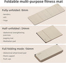 Foldable Yoga Mat Extra Thick 0.32 Inches Eco-Friendly POE Material, Non-Slip Design Fitness Mats, Multi-Purpose Workout Mats For Studio or Home Use (70 x 24 x 0.32 inches） by TinyTreasures Baby Boutique